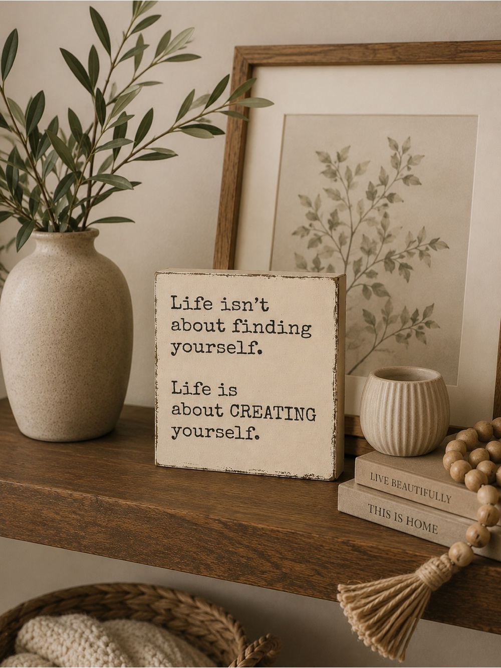 Inspirational Box Sign
